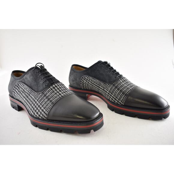 Christian Louboutin Mens Hubertus Orlato Flat Lug Sole Derby Oxford Loafer 44 11 main image 11